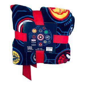 Disney Cruise Marvel Fleece Throw Blanket Avengers Captain America Spider-Man